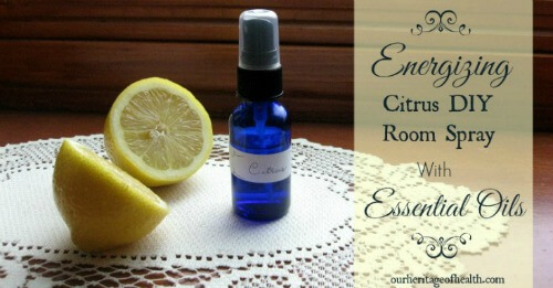 Energizing DIY Citrus Room Spray