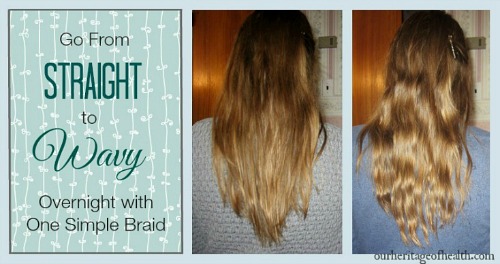 How to braid your hair for natural waves overnight