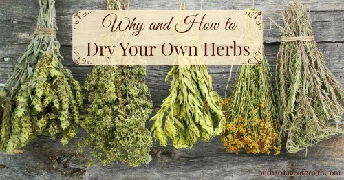 why and how to dry your own herbs