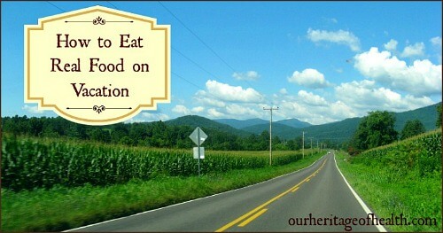 How to eat healthy on vacation