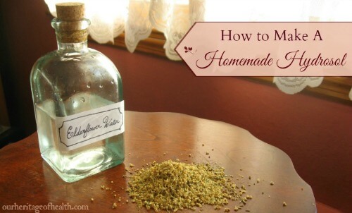 how to make homemade hydrosol