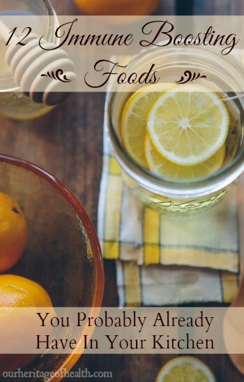 12 immune boosting foods you probably already have in your kitchen | ourheritageofhealth.com