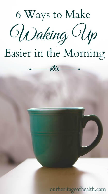 If you have a hard time waking up in the morning, these six tips can help you to wake up more easily.