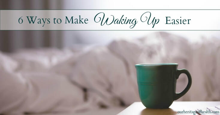 If you struggle to wake up in the morning, these six tips can make waking up a little bit easier.
